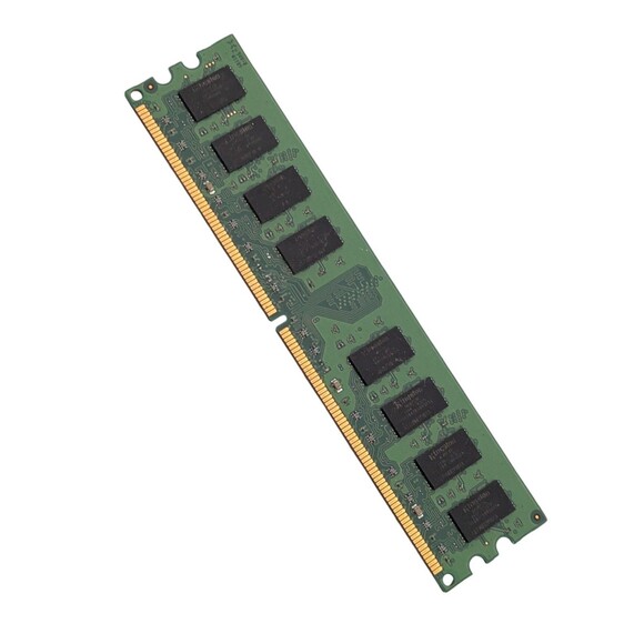 Kingston KVR667D2/2GR 1.8V Memory RAM 99U5316-D62 ADOLF Taiwan Green Gold - Picture 4 of 4